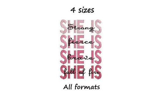 CEO machine embroidery design, Machine embroidery design for her,  boss babe embroidery, instant download, 4 sizes, digitized pattern