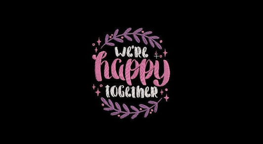 Family machine embroidery design, couple embroidery, relationship embroidery, instant download, digitized embroidery pattern, 5 sizes